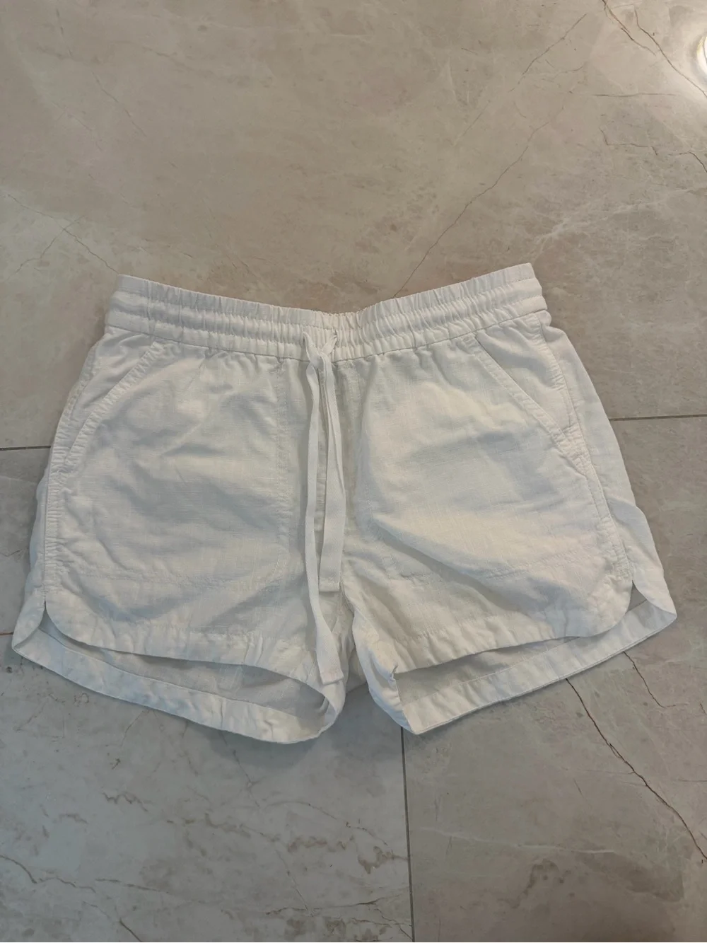 J. Crew xxs linen drawstring shorts.